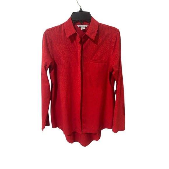 Athleta Size XS Women's Urbanite Textured Top Button Down Shirt Blouse - Picture 1 of 6